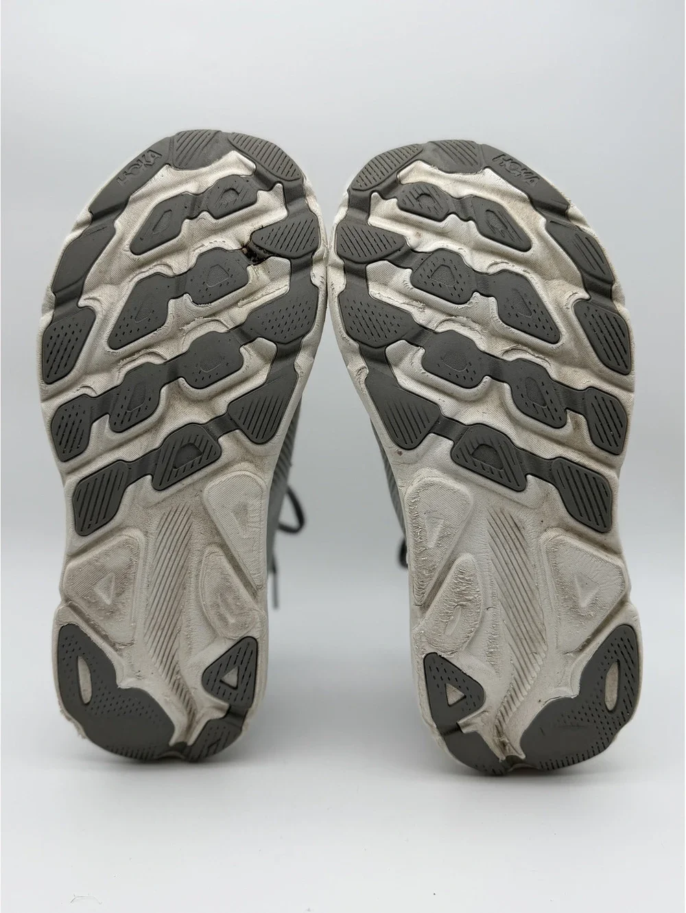 Hoka One One Men's Clifton 9 Running Shoes Harbor Mist Black Gray, Size 10.5